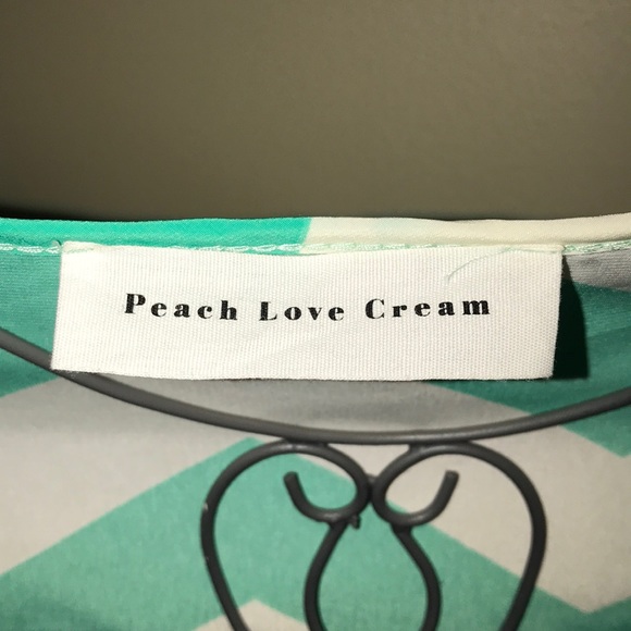 “Minty Dream” 🍬 Chevron Blouse - Picture 3 of 5